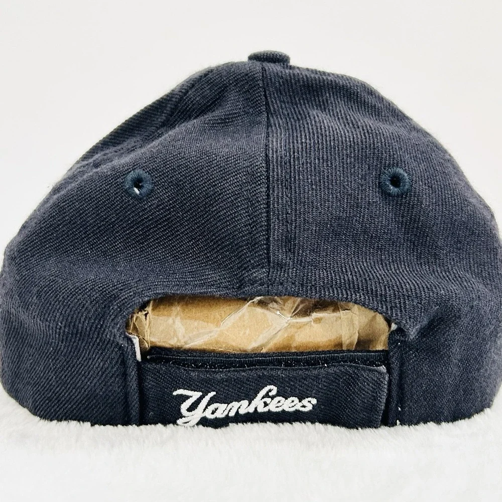 Nike New York‎ Yankees Team Logo Hat Cap Adjustable Strapback Blue MLB Baseball